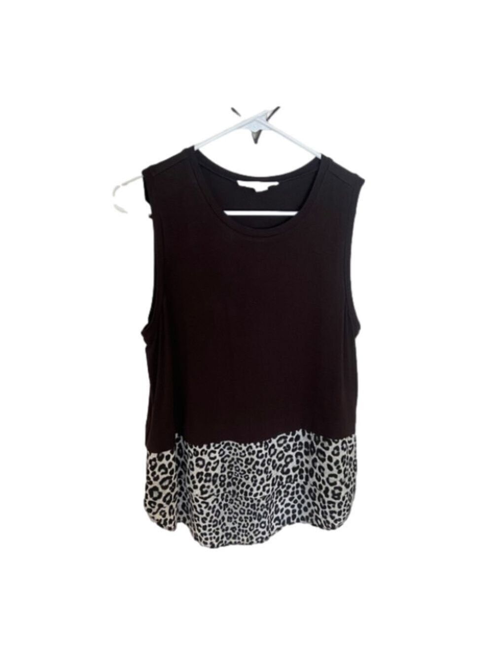 Michael Kors Women's Animal Print Tank Top Small